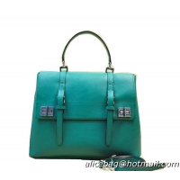 Prada Original Leather Tote Bag BN2789 Green