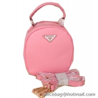 Prada Saffiano Leather Hobo Bags BL0896 Pink