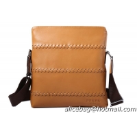 Prada Smooth Leather Messenger Bag P882011 Wheat