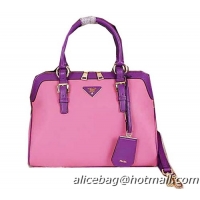 Prada Smooth Leather Top Handle Bags BL8091 Pink