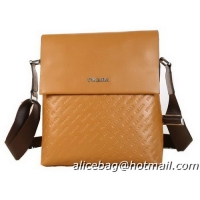 Prada Calfskin Leather Messenger Bag P88081 Wheat