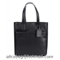 PRADA Calfskin Leather Business Tote Bag 80633 Black