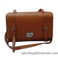 Prada Lux Nappa Leather Flap Bags BT0993 Wheat