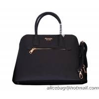 PRADA Saffiano Cuir Leather Tote Bag BN2553 Black
