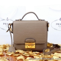 Prada Grainy Leather Mini Bag BT0965 Khaki