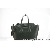 PRADA Original Soft Calf Leather Tote Bags BN2673 Green