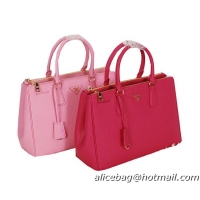 Prada Original Grainy Leather Tote Bag BN2274 Pink&Rose