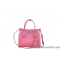 Prada Saffiano Cuir Leather Tote B2758 Pink