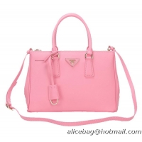 Prada 30cm Saffiano Leather Tote Bag BN18201 Deep Pink
