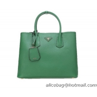 Prada Saffiano Leather Tote Bags BN2756 Green