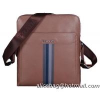 Prada Smooth Leather Messenger Bag M38423 Wheat