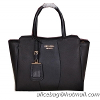 Prada Original Grainy Leather Tote Bag BN8095 Black