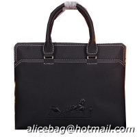 Hermes Briefcase Original Calf Leather HM98291 Black