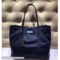 Fashion Luxury Prada Etiquette Nylon Tote Bag 1BG184 Blue 2019