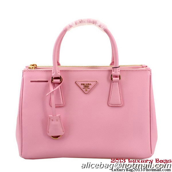 Prada Saffiano 30cm Tote Bag BN18201 - Pink