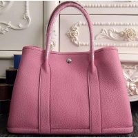 Fashion Luxury Hermes Garden Party 36cm 30cm Tote Bag Original Leather A129L Pink