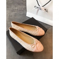 OUTLETS Chanel Classic Bow Flats Ballerinas Tweed G18015