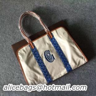 Low Price Goyard Sac Hardy Tote Embroidery Bag 8956 Blue