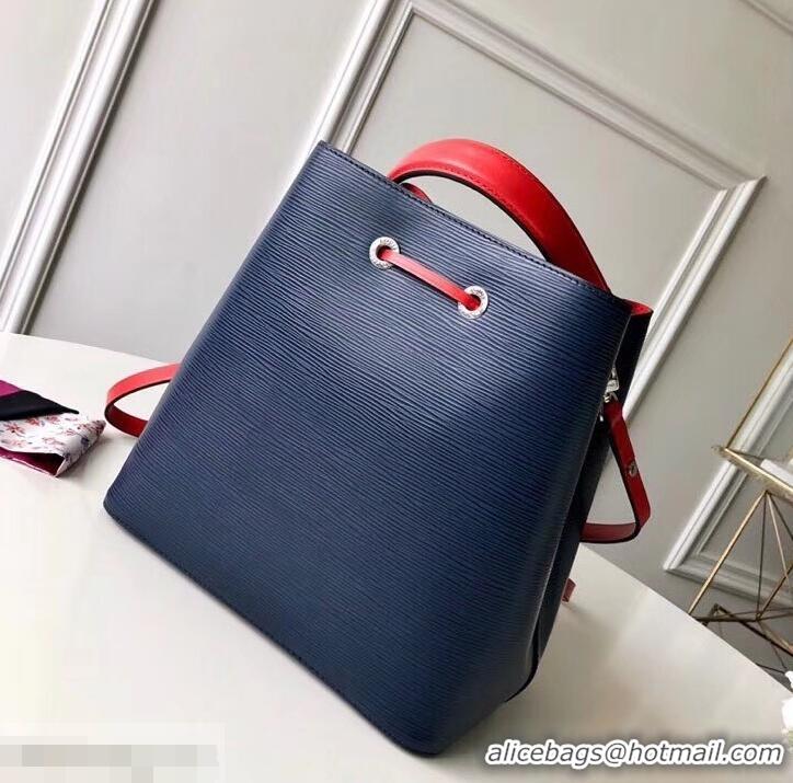 Good Product Louis Vuitton Epi Leather NeoNoe Bucket Bag M54367 Indigo