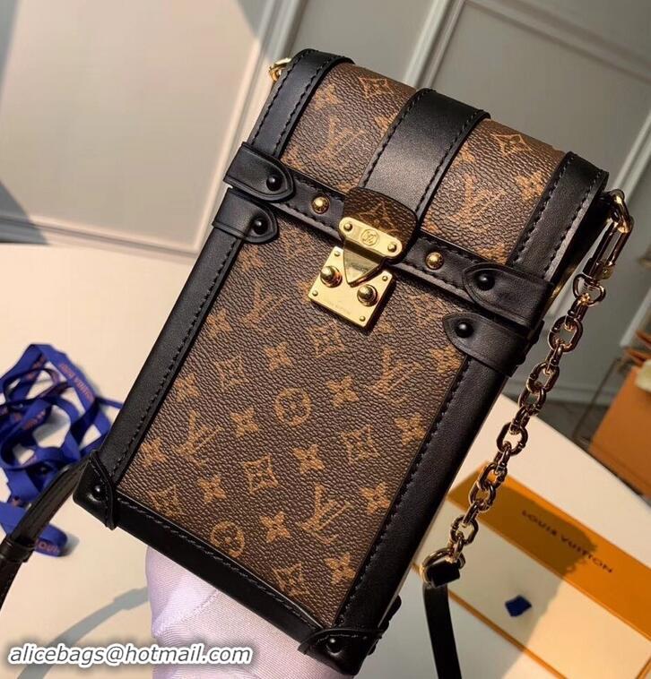 Pretty Style Louis Vuitton Trunks Phone Holder Mini Chain Bag M63913 Monogram Canvas 2019
