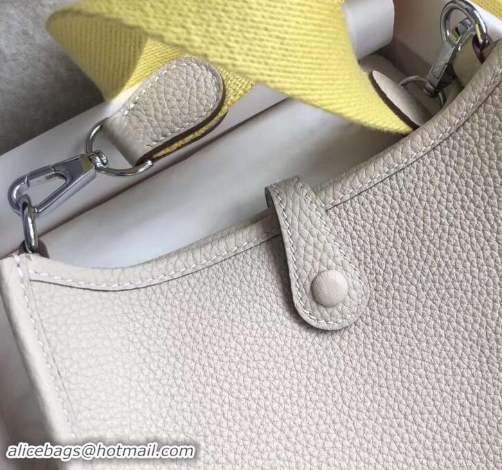 Best Price Hermes Evelyne Mini Bag in Original Togo Leather 423020 Creamy