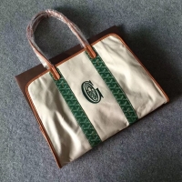 2017 Cheapest Goyard Sac Hardy Tote Embroidery Bag 8956 Green