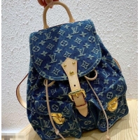 Good Quality Louis Vuitton Monogram Denim Sac A Dos Backpack PM Bag D53216 2019