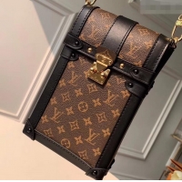 Pretty Style Louis Vuitton Trunks Phone Holder Mini Chain Bag M63913 Monogram Canvas 2019
