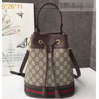 Shop Duplicate Gucci Ophidia GG Web Small Bucket Top Handle Bag 550621