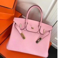 Unique Discount Hermes Birkin 30 Bag In Original Leather 420012 Baby Pink