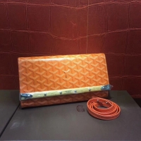 Hot Sell Goyard Monte-Carlo Clutch With Leather Strap 8982 Orange