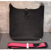 Luxury Hermes Evelyne III GM Bag in Original Togo Leather 423028 Black