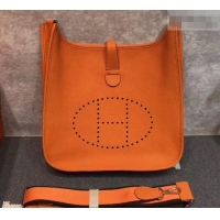 Unique Discount Hermes Evelyne III GM Bag in Original Togo Leather 423028 Orange