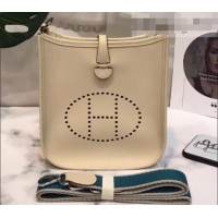Discount Hermes Evelyne Mini Bag In Original Epsom Leather 423030 Creamy