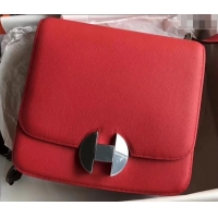 Top Quality Hermes 2002 - 26 Bag Red In Evercolor Calfskin With Adjustable Strap H42620