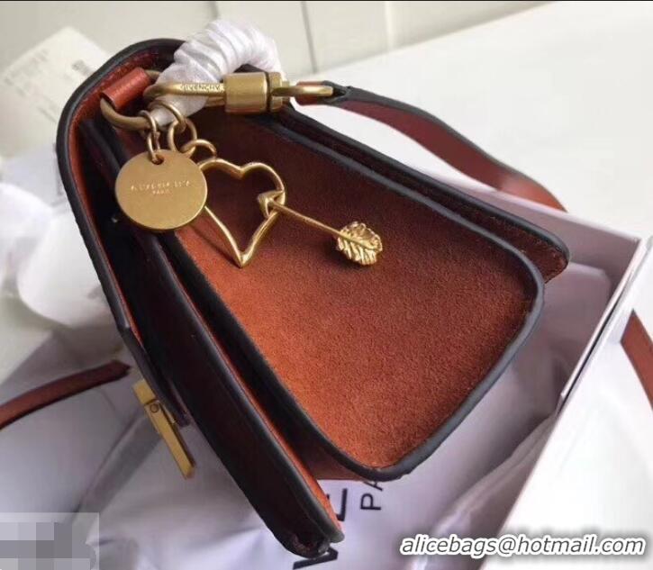 Discount Givenchy GV3 Lambskin Shoulder Bag 501459 Brown/Gold