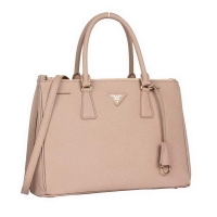 Fashion Prada Saffiano Calf Leather Tote Bag BN2274 Light Pink