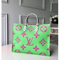 Discount Louis Vuitton Monogram Canvas Onthego Tote Bag M44570 Green 2019