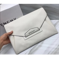 Hot Sale Givenchy Large Envelope Clutch 501434 White Logo