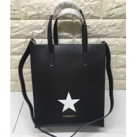 Grade Quality Givenchy Calfskin Star Printed Shopper Tote 501442 Black