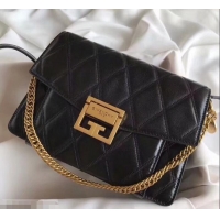 Hot Style Givenchy GV3 Lambskin Shoulder Bag 501449 Black