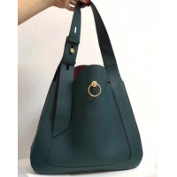 Super Quality Mulberry Marloes Hobo in Natural Grain Leather HH51133 Green