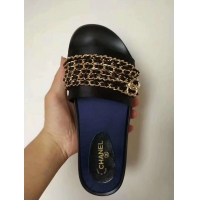Wholesale Chanel Slipper Sandals G95308 Black