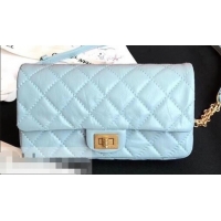 Unique Discount Chanel Aged Calfskin 2.55 Reissue Waist Bag A57791 Baby Blue 2019