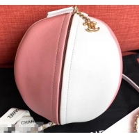 Best Product Chanel Beach Ball Bag AS0512 White/Pink