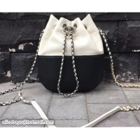 Trendy Design Chanel Gabrielle Purse Bag A98787 Black/White