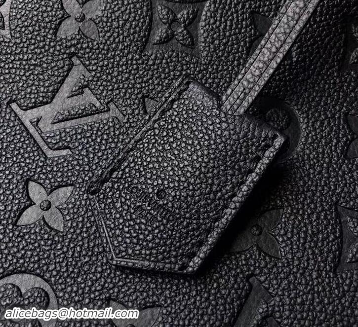 Best Luxury Louis Vuitton Monogram Empreinte Leather Montaigne BB Bag M41053 Noir