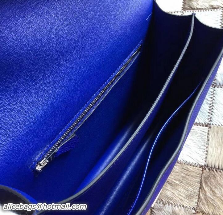 Best Product Hermes Constance 23 Bag in original Epsom Leather 600933 cobalt blue