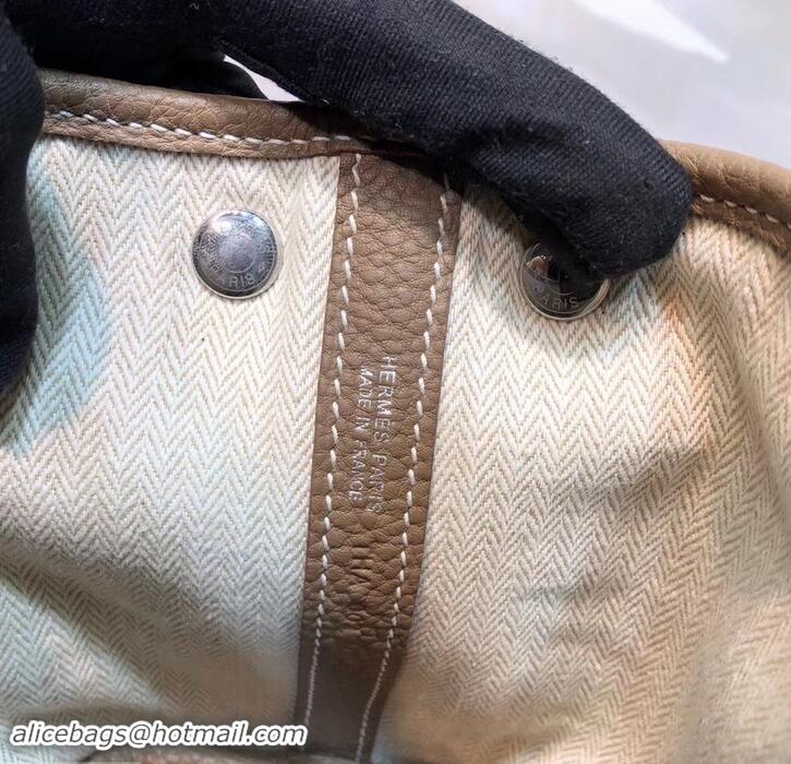 Shop Cheap Hermes Mini Garden Party Bag in original togo leather 630113 Camel