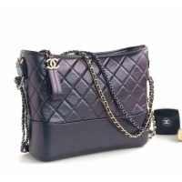 Most Popular Chanel Iridescent Rainbow Gabrielle Medium Hobo Bag A93824 Purple